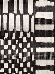 Čierny/krémovobiely vnútorný a vonkajší koberec 160x230 cm Haringey Barkham – Ted Baker