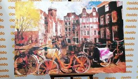 Obraz kreslený Amsterdam - 60x40