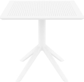 Stôl Sky 80 - v74 x 80 x 80 cm - Biela