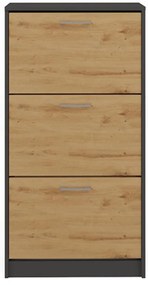 Skrinka na topánky Paula Antracit/Artisan