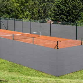 InternetovaZahrada Tieniaca sieť na plot 10 m - sivá