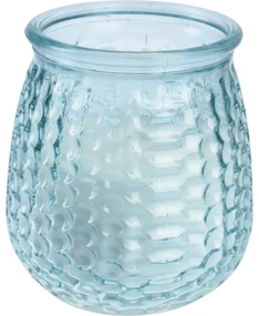 Repelentná sviečka Citronella, modrá, 160 g, 10 x 10 cm
