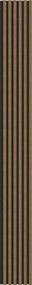 Mexen Lam-B, akustické stenové lamely 275 × 30 cm, HDF doska 4 mm, technická dyha, orech prírodný, S100-275307-3015-016