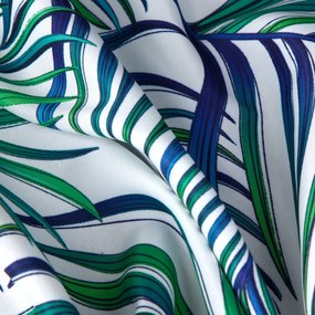 ZÁVES NA KRÚŽKOCH PALMS 02 140X250 CM VZOROVANÁ