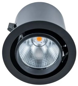 ITALUX RA-721R/BK-WW/12 Tanto BL 3100LM RA90 zápustné svietidlo LED D188mm 34W/3100lm 3000K čierna
