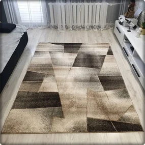 Dekorstudio Moderný koberec RIO vzor 509 hnedý Rozmer koberca: 180x260cm