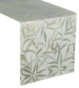 Dekorstudio Elegantný zamatový behúň na stôl BLINK 15 strieborný Rozmer behúňa (šírka x dĺžka): 35x180cm