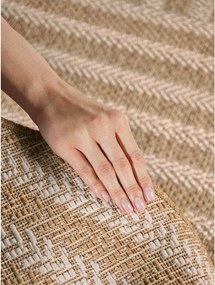 Krémovobiely/v prírodnej farbe vnútorný a vonkajší koberec 160x230 cm Haringey Woodfield – Ted Baker