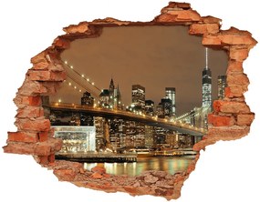 Diera 3D fototapeta nálepka Manhattan new york city nd-c-73438126
