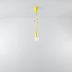 Sollux Lighting Závesné svietidlo DIEGO 1 žlté