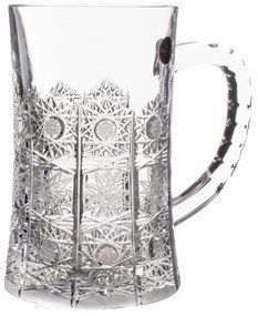 Broušená pivní sklenice, Royal Crystal, 500ml