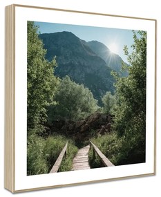 Obrazy v súprave 4 ks 30x30 cm Sunrise Hike