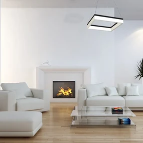 Závesné LED svietidlo Nero, 1x LED 32w, 4000k, b