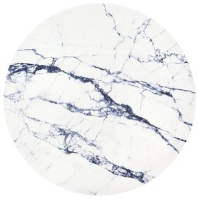 KONFERENČNÝ STOLÍK MANUEL BIELY MRAMOR / ZLATÝ