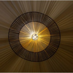 Brilagi - LED luster na lanku CERIA BOHO 1xE27/40W/230V pr. 80 cm čierna/hnedá