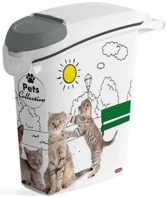 Kontajner a úložný box na granule pre mačky, 23 l / 10 kg CAT