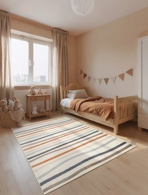 Hanse Home, Detský koberec Adventures 106410 Cream Multicolor, 200x290, viacfarebná, detská izba