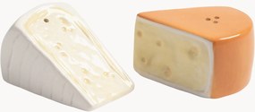 Ručne vyrobená soľnička a korenička Cheese, 2 ks