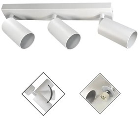 Bodové svietidlo FARGO 3xGU10/30W/230V biela