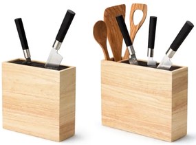 Continenta C3315 - Stojan na nože s flexi vložkou a priehradkou 27,5x9x21,5 cm