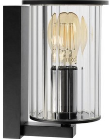 Argon 8748 - Vonkajšie nástenné svietidlo NORFOLK 1xE27/15W/230V IP44 čierna