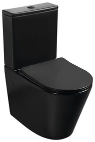 Sapho - Kombinované WC PACO, keramika/čierna