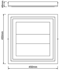 Brilliant-LED Stmievateľné stropné svietidlo RHEA LED/24W/230V