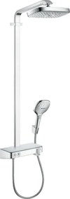 Hansgrohe Raindance Select E sprchový systém na stěnu s termostatickou batériou chróm 27126000