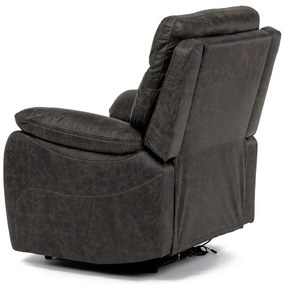Autronic - TV a relaxační křeslo s elektrickým ovládáním, potah coffee látka v dekoru vintage, 1 motor 240V - TV-4094 COF3