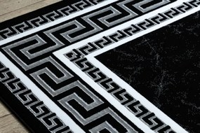 Koberec GLOSS 2813 87 styl, greek - čierny, sivý