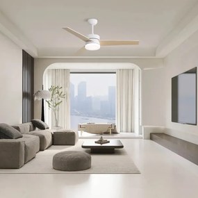 Immax NEO 07284L - LED+CCT, stmievateľný stropný ventilátor VARIABLE 24W/230V, Wi-Fi Tuya + diaľkové ovládanie