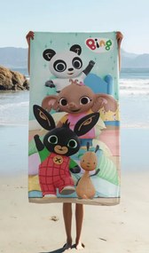 Jerry Fabrics Bavlnená froté osuška 70x140 cm - Zajačik Bing 053