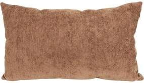 Vankúšik Chenille Warm Brown, 30 x 50 cm