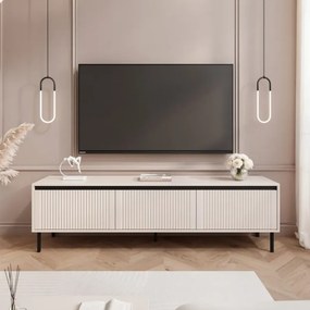 Moderný TV stolík  MADDEN 150 cm béžová