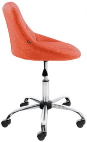 Pracovná stolička Lazio - látka - Oranžová