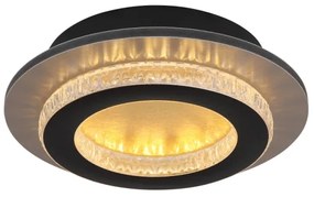 Globo 48042-12G - LED stropné svietidlo JAYDEN LED/12W/230V, priemer 20 cm, čierne