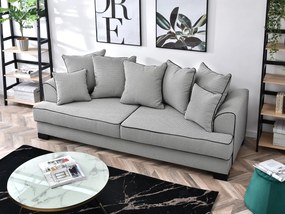 Pohovka trojsedačka Marilyn (čierna). Akcia -20%. Vlastná spoľahlivá doprava až k Vám domov. 1136899