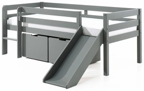 Sivé zásuvky pod detskú posteľ 2 ks Pino – Vipack