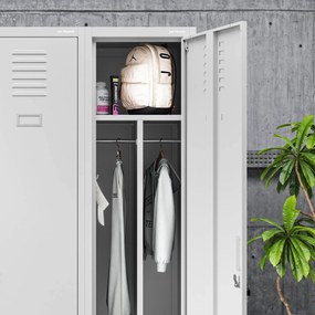 Kovová pracovná skriňa KACPER 1 Plus 400 x 1800 x 500 mm