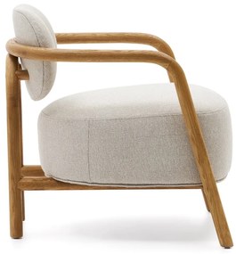 Béžové kreslo Melqui – Kave Home