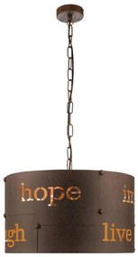 Eglo 62331 - Luster na reťazi COLDINGHAM PRO 3xE27/60W/230V hnedá