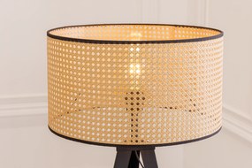 Stojacia lampa viedenský výplet 140cm čierna