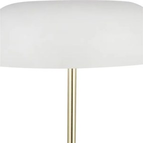 Searchlight EU60707WH - Stolná lampa HANOVER 2xE14/7W/230V biela/zlatá