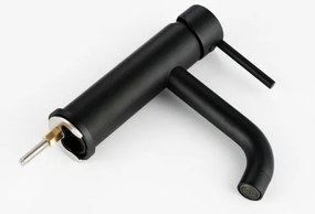 REA-B4102 - Umývadlová batéria LUNGO 16,5 cm čierna