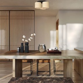 Luster prisadený RATTAN 3xE27/60W/230V ratan