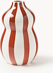 Ručne maľovaná vianočná váza Ellen, V 18 cm