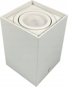 BERGE Podhľadové bodové svietidlo 6686 výklopné štvorec - biela - 115mm