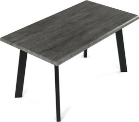 Jedálenský stôl 80x140 cm HT-F4514 GREY sivý dub