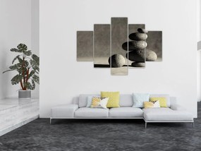 Obraz - Šedé kamene (150x105 cm)