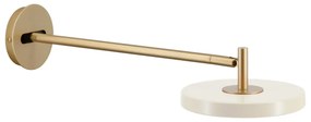Biele LED nástenné svietidlo so stmievačom ø 15 cm Asteria Wall Long – UMAGE